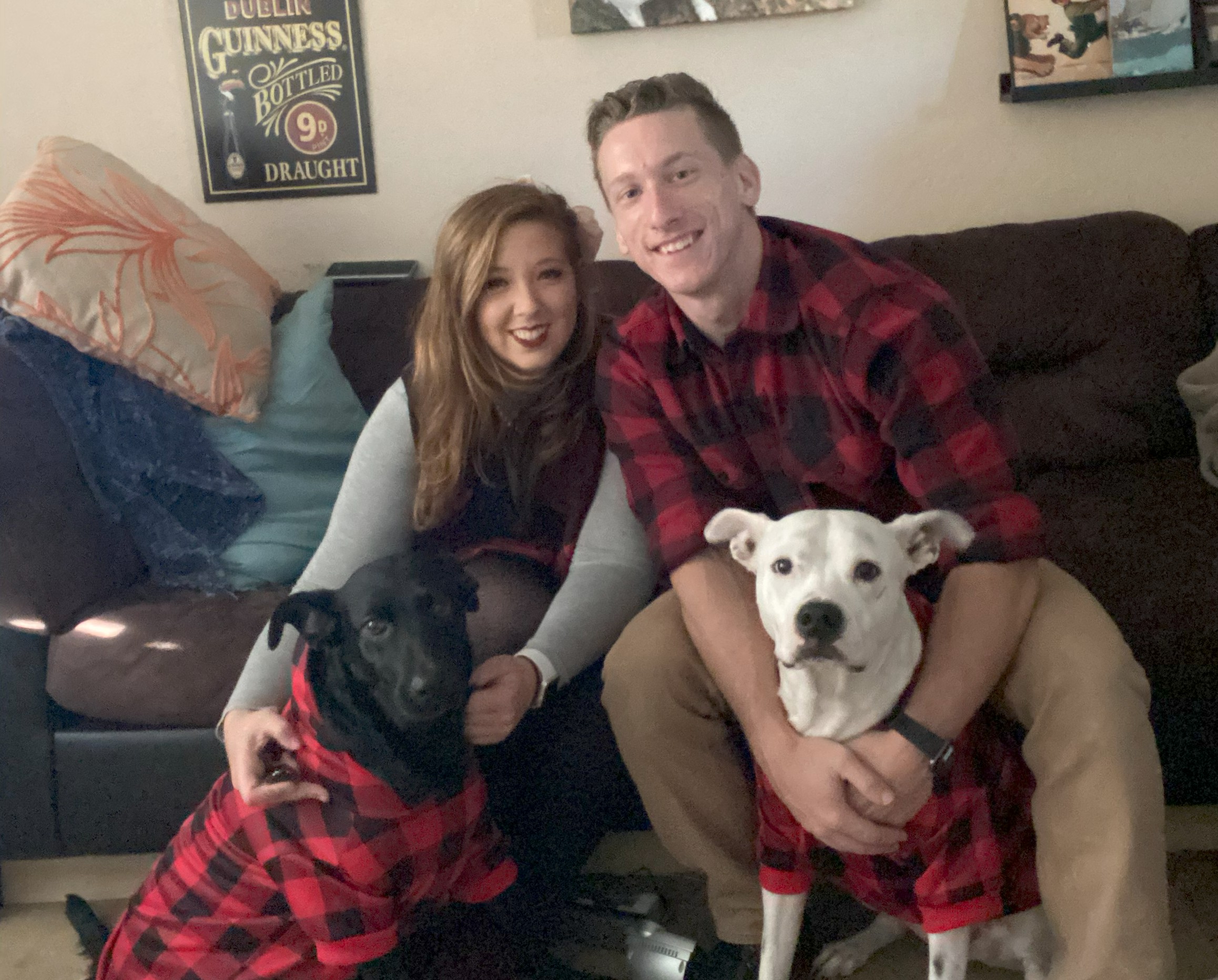 Tyler Talaga with his family